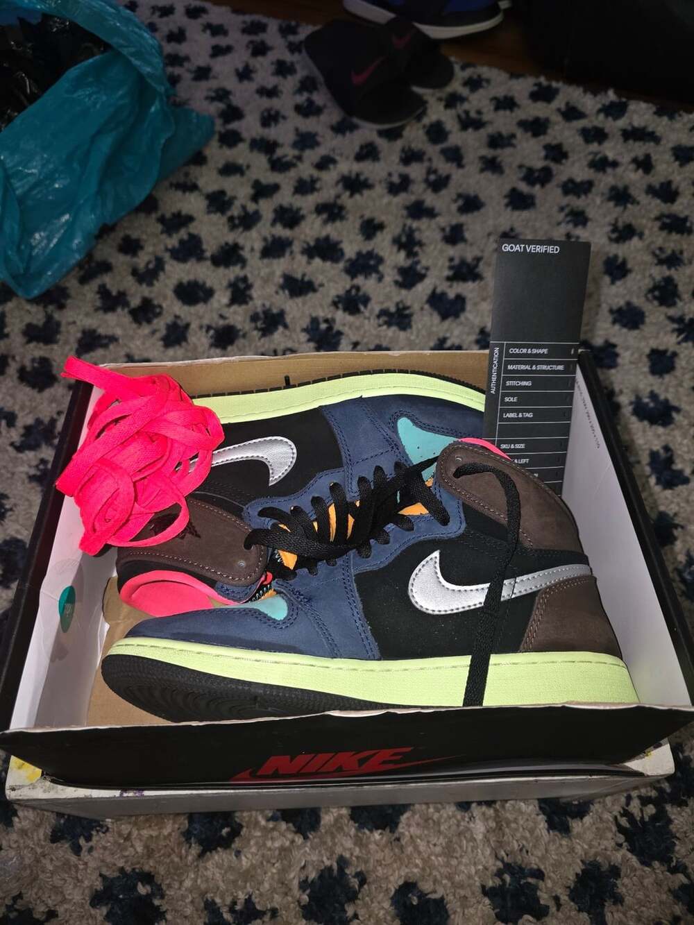 Nike Air Jordan 1 High Retro Bio Hack Sneakers